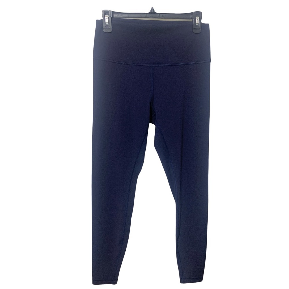 Lululemon Navy Wunder Under 28 inseam sz 10